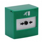 Cranford Controls RP-GD2-02 ReSet Call Point – Green - Surface & Flush - with Running Man Logo